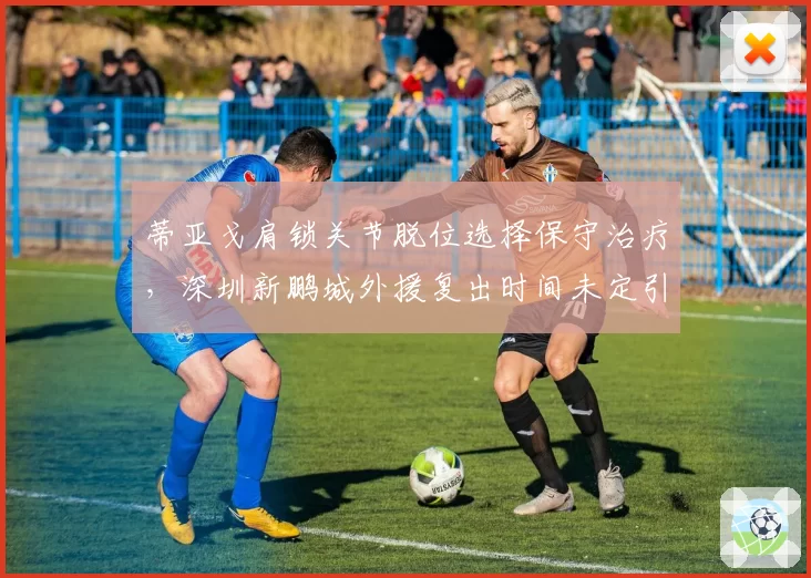 蒂亚戈肩锁关节脱位选择保守治疗，深圳新鹏城外援复出时间未定引不满