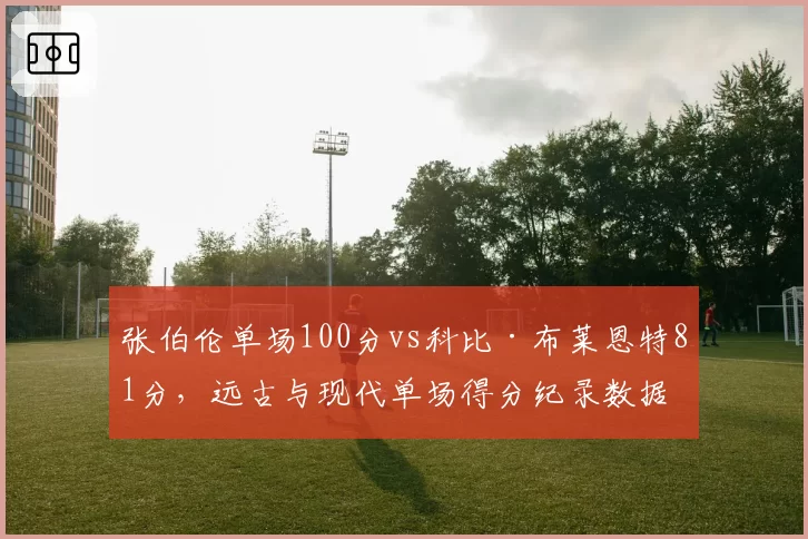 张伯伦单场100分vs科比·布莱恩特81分，远古与现代单场得分纪录数据对比